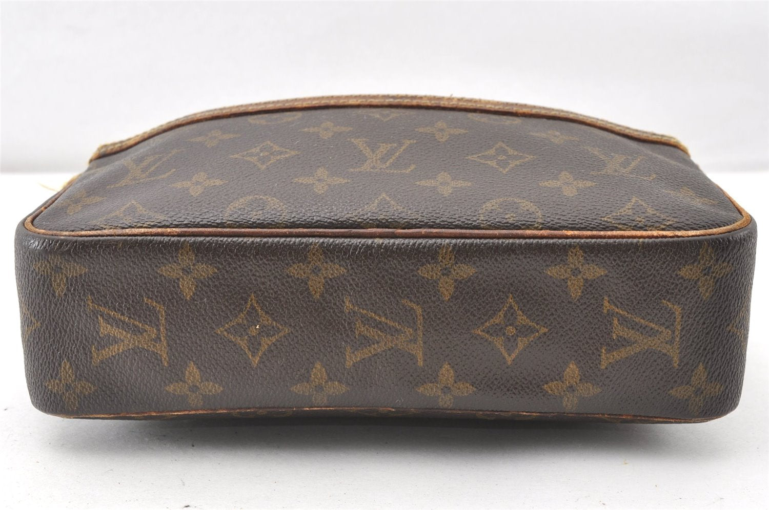 Authentic Louis Vuitton Monogram Compiegne 23 Clutch Hand Bag M51847 Junk K4885