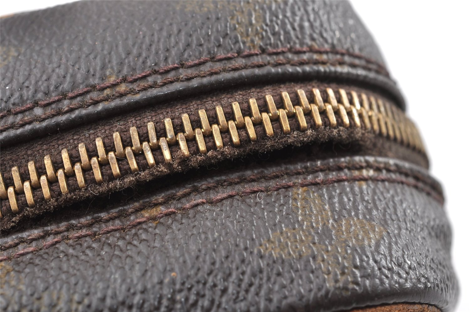 Authentic Louis Vuitton Monogram Compiegne 23 Clutch Hand Bag M51847 Junk K4885