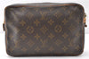 Authentic Louis Vuitton Monogram Compiegne 23 Clutch Hand Bag M51847 Junk K4885