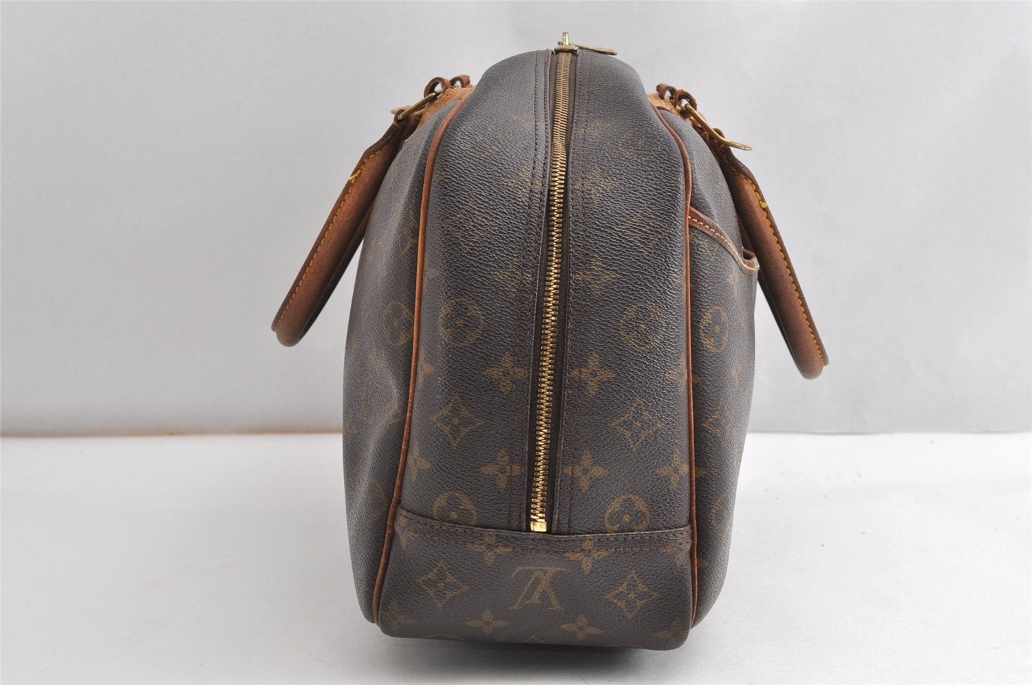 Authentic Louis Vuitton Monogram Deauville Hand Bag M47270 LV K4886