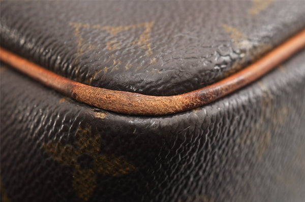 Authentic Louis Vuitton Monogram Deauville Hand Bag M47270 LV K4886