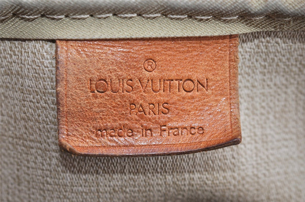 Authentic Louis Vuitton Monogram Deauville Hand Bag M47270 LV K4886