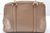 Authentic Samantha Thavasa 2Way Shoulder Hand Bag Leather Beige K4890