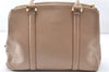 Authentic Samantha Thavasa 2Way Shoulder Hand Bag Leather Beige K4890