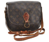 Authentic Louis Vuitton Monogram Saint Cloud GM M51242 Shoulder Cross Bag K4893