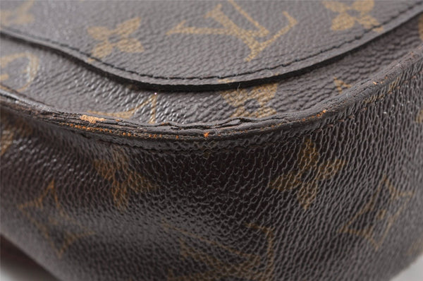Authentic Louis Vuitton Monogram Saint Cloud GM M51242 Shoulder Cross Bag K4893