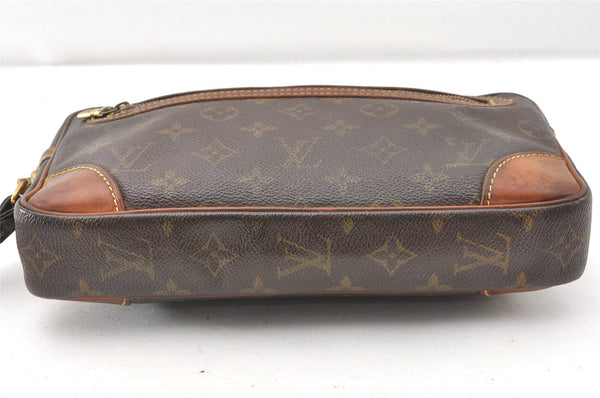 Authentic Louis Vuitton Monogram Marly Dragonne GM M51825 Clutch Hand Bag K4894