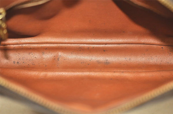 Authentic Louis Vuitton Monogram Marly Dragonne GM M51825 Clutch Hand Bag K4894