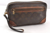 Authentic Louis Vuitton Monogram Marly Dragonne GM M51825 Clutch Hand Bag K4894