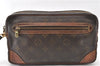 Authentic Louis Vuitton Monogram Marly Dragonne GM M51825 Clutch Hand Bag K4894