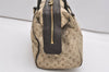 Auth Louis Vuitton Monogram Mini Josephine PM Hand Bag M92215 Khaki Beige K4896