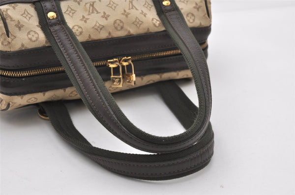 Auth Louis Vuitton Monogram Mini Josephine PM Hand Bag M92215 Khaki Beige K4896
