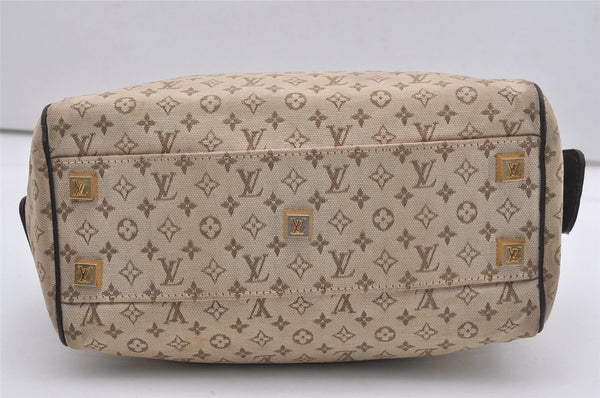 Auth Louis Vuitton Monogram Mini Josephine PM Hand Bag M92215 Khaki Beige K4896
