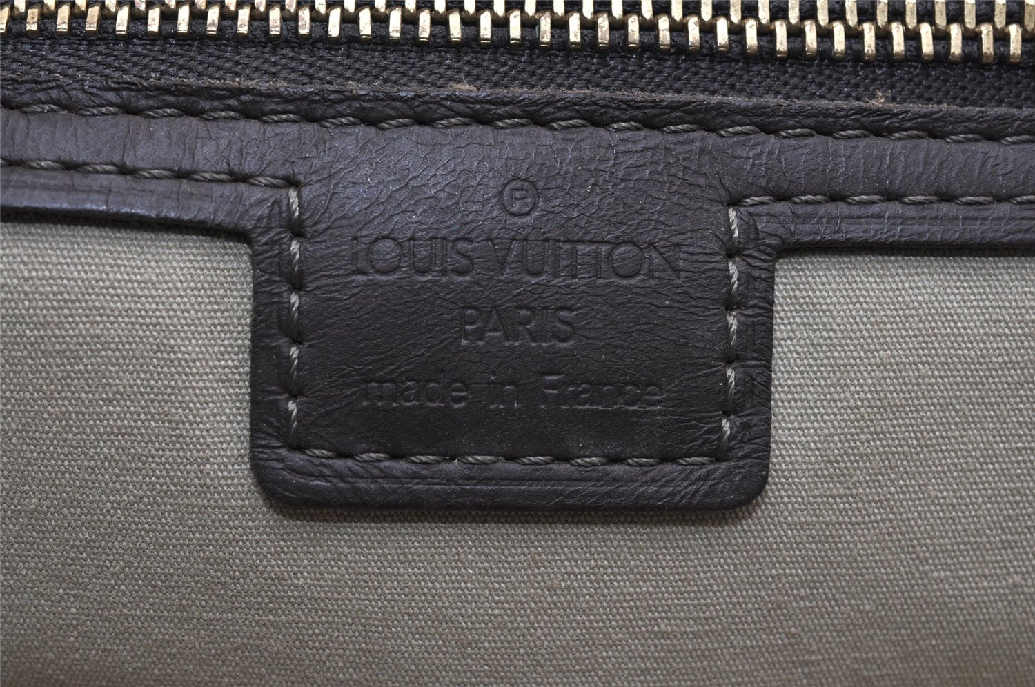 Auth Louis Vuitton Monogram Mini Josephine PM Hand Bag M92215 Khaki Beige K4896