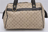 Auth Louis Vuitton Monogram Mini Josephine PM Hand Bag M92215 Khaki Beige K4896