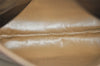 Authentic CELINE Macadam Blason Pattern Hand Pouch Purse PVC Leather Beige K4897
