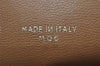 Authentic CELINE Macadam Blason Pattern Hand Pouch Purse PVC Leather Beige K4897