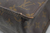 Authentic Louis Vuitton Monogram Sac Plat Hand Tote Bag Old Model LV K4898