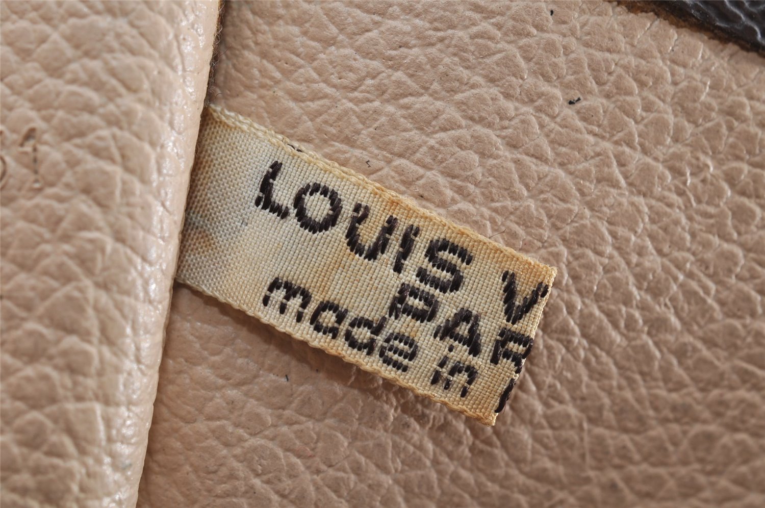 Authentic Louis Vuitton Monogram Sac Plat Hand Tote Bag Old Model LV K4898