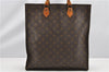 Authentic Louis Vuitton Monogram Sac Plat Hand Tote Bag Old Model LV K4898