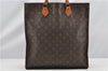 Authentic Louis Vuitton Monogram Sac Plat Hand Tote Bag Old Model LV K4898