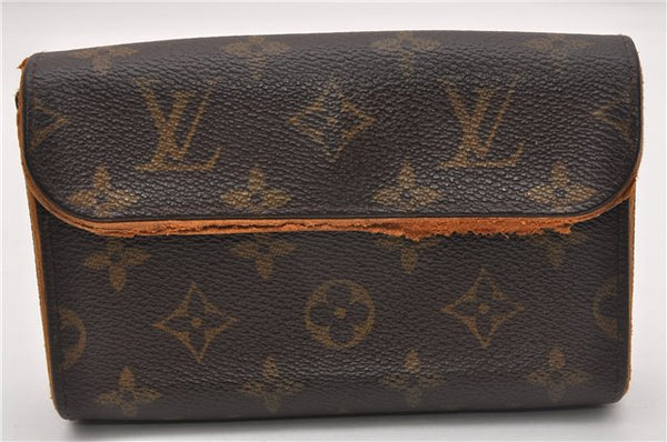 Authentic Louis Vuitton Monogram Pochette Florentine Waist Bag M51855 Junk K4899