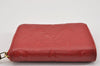 Authentic Louis Vuitton Monogram Empreinte Zippy Coin Purse Red M63696 LV K4900