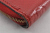 Authentic Louis Vuitton Monogram Empreinte Zippy Coin Purse Red M63696 LV K4900