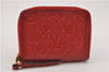 Authentic Louis Vuitton Monogram Empreinte Zippy Coin Purse Red M63696 LV K4900