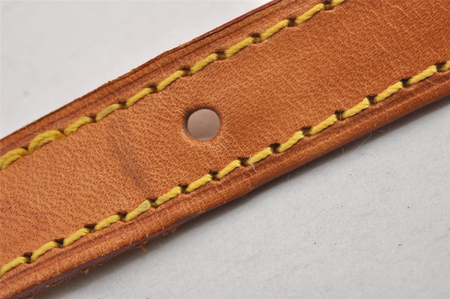 Authentic Louis Vuitton Leather Shoulder Strap For Bucket PM 27.6