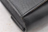 Authentic Burberrys Leather 2Way Shoulder Clutch Bag Purse Black K4903