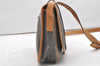 Authentic FENDI Zucchino Shoulder Cross Body Bag PVC Leather Brown Junk K4904