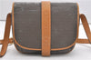 Authentic FENDI Zucchino Shoulder Cross Body Bag PVC Leather Brown Junk K4904