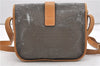 Authentic FENDI Zucchino Shoulder Cross Body Bag PVC Leather Brown Junk K4904