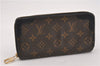 Authentic Louis Vuitton Monogram Zippy Wallet Retiro Long Black M61855 LV K4907