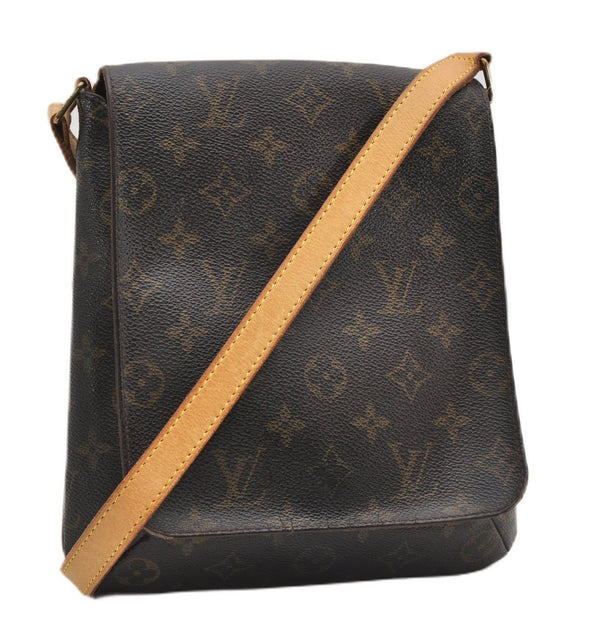 Auth Louis Vuitton Monogram Musette Salsa M51387 Long Shoulder Cross Bag K4911