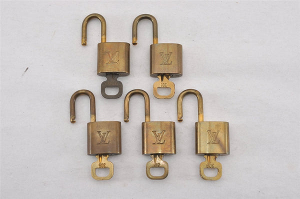 Authentic Louis Vuitton Padlock & Keys 10Set LV K4913