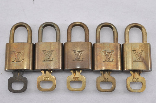 Authentic Louis Vuitton Padlock & Keys 10Set LV K4913