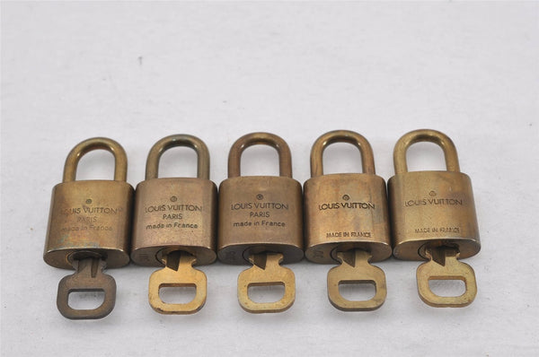 Authentic Louis Vuitton Padlock & Keys 10Set LV K4913