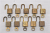 Authentic Louis Vuitton Padlock & Keys 10Set LV K4913