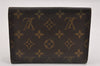 Authentic Louis Vuitton Monogram Porte Tresor Etui Papier Wallet M61202 LV K4916