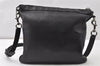Authentic GUCCI Vintage Shoulder Cross Body Bag Leather 233329 Black K4918