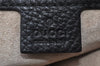 Authentic GUCCI Vintage Shoulder Cross Body Bag Leather 233329 Black K4918
