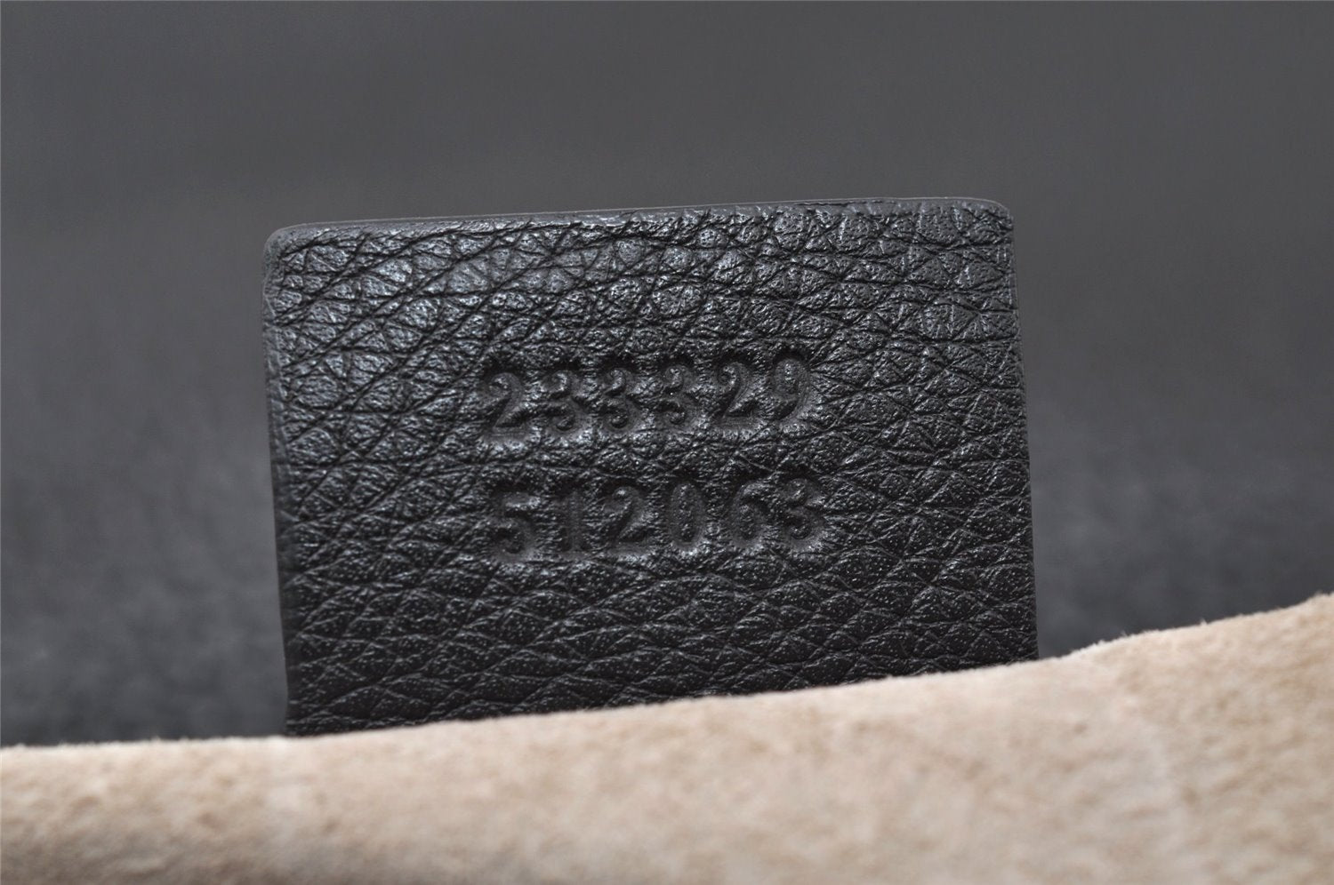 Authentic GUCCI Vintage Shoulder Cross Body Bag Leather 233329 Black K4918