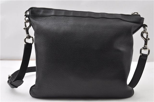 Authentic GUCCI Vintage Shoulder Cross Body Bag Leather 233329 Black K4918