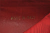 Authentic CHANEL Vintage Caviar Skin CC Logo Bifold Wallet Purse Red Junk K4920
