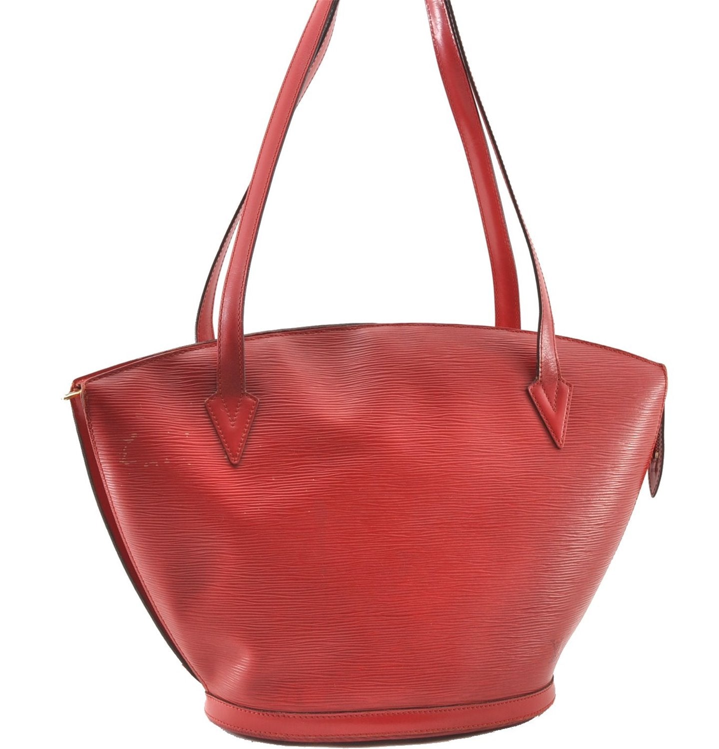 Auth Louis Vuitton Epi Saint Jacques Shopping Shoulder Bag Red M52267 LV K4921