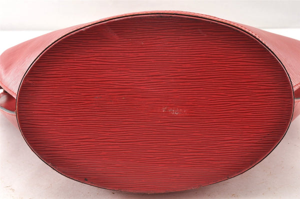 Auth Louis Vuitton Epi Saint Jacques Shopping Shoulder Bag Red M52267 LV K4921