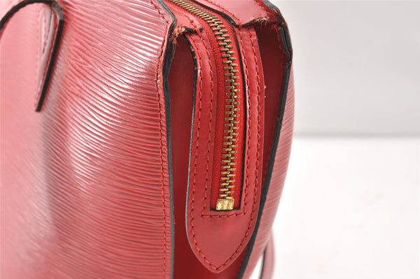 Auth Louis Vuitton Epi Saint Jacques Shopping Shoulder Bag Red M52267 LV K4921