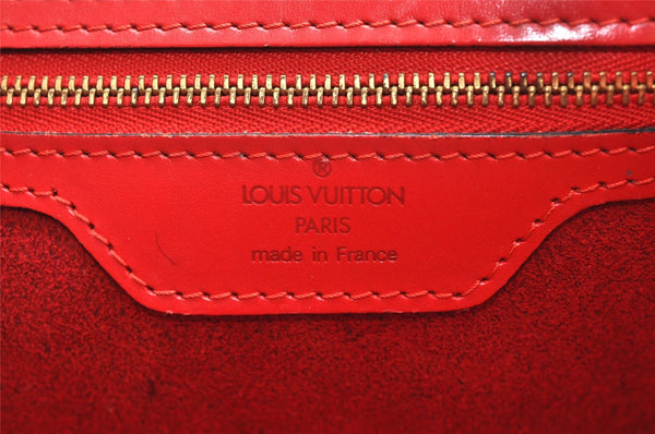 Auth Louis Vuitton Epi Saint Jacques Shopping Shoulder Bag Red M52267 LV K4921